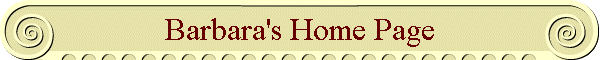 Barbara's Homepage
